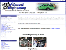 Tablet Screenshot of clewett.com